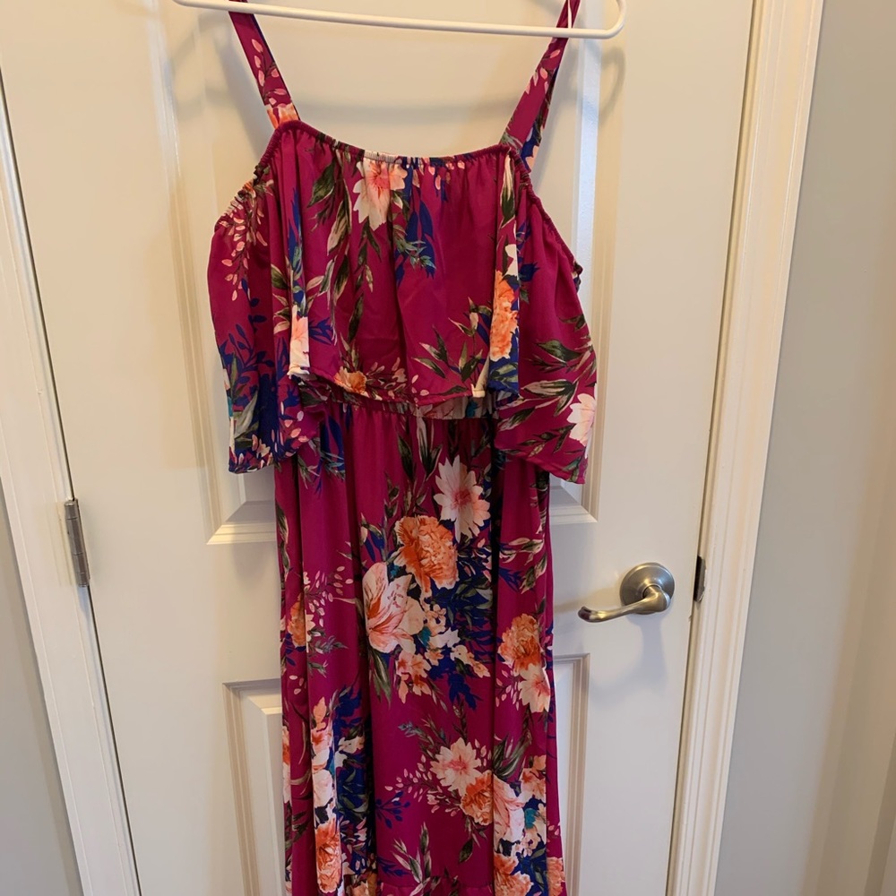 Pinkblush Floral Maxi Dress